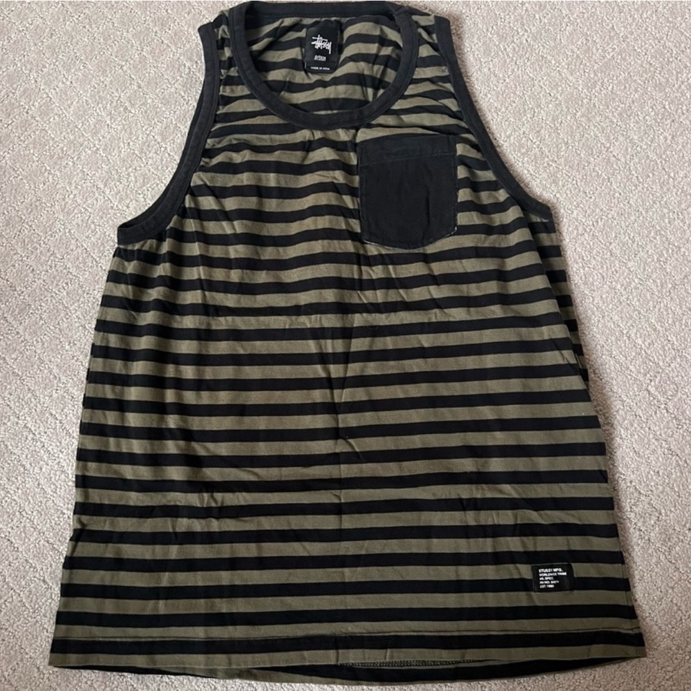 Stussy Men's tank-top szMed.